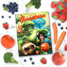 Load image into Gallery viewer, The Adventures of Veggieman: Food Fight Book