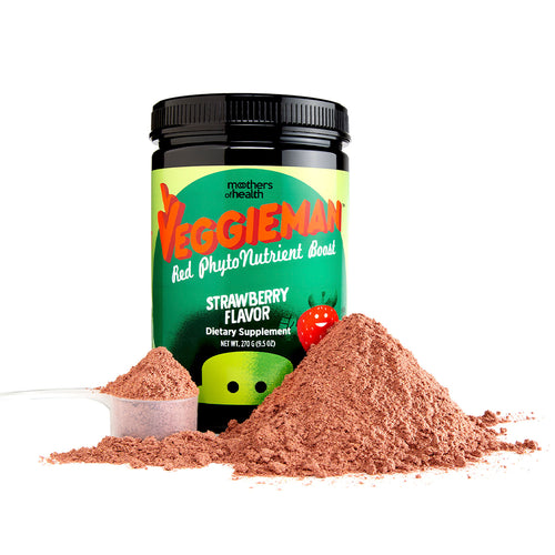 Veggieman Red PhytoNutrient Boost | Children's Dietary Supplement | Veggieman & Mothers of Health
